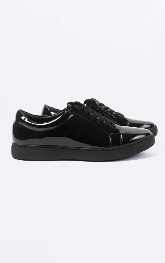 Chaussures de sport vernie noire