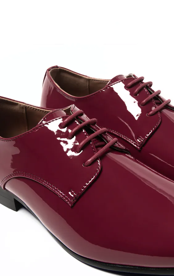Chaussures Habillées KITON NAPOLI - Cuir De Veau Bordeaux - Bride Moine - Taille US 10.5 (EU 43.5)