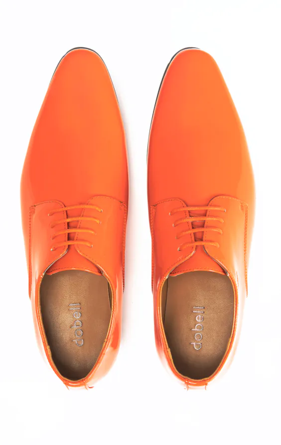 Chaussures Habillées Vernies Orange Style Contemporain - photo 2 Chaussures Habillées Vernies Orange Style Contemporain - photo 2