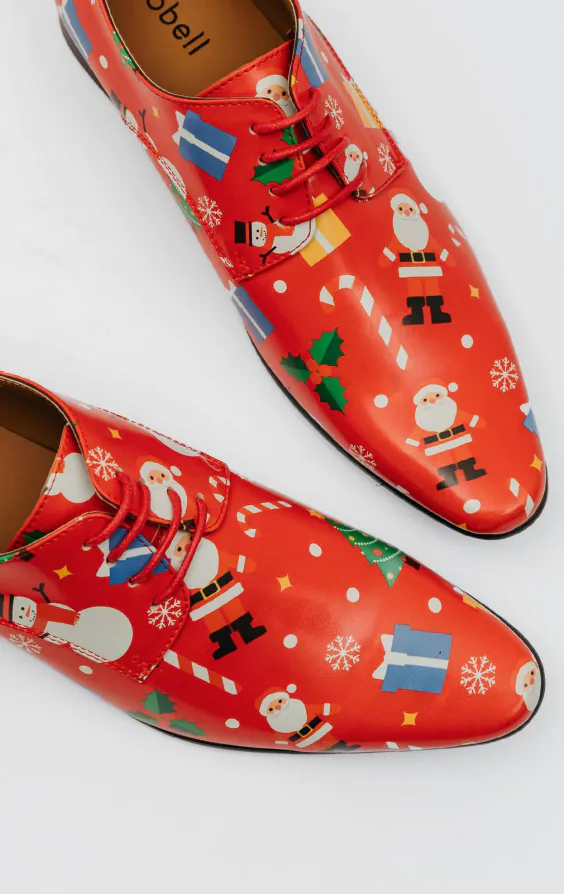 Chaussures de Noël Festif Rouge - photo 1