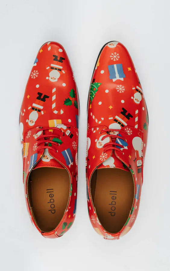 Chaussures de Noël Festif Rouge - photo 2