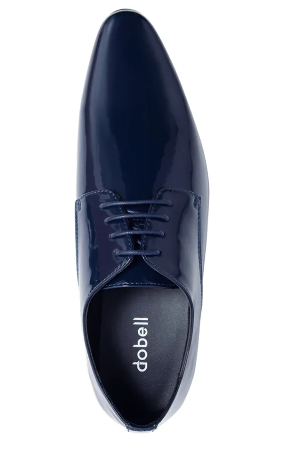 Chaussures Habillées Vernies Bleu Style Contemporain - photo 3