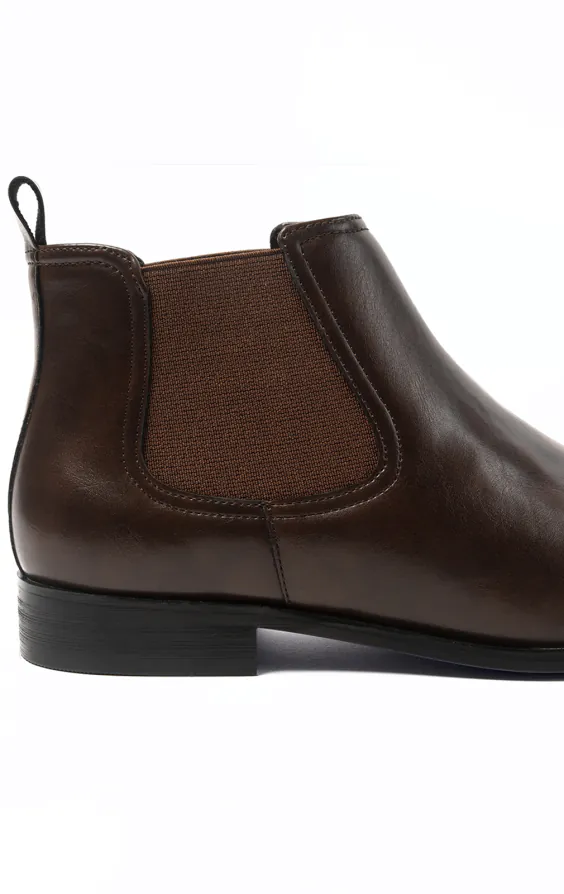 Bottines Chelsea marron foncé - photo 4