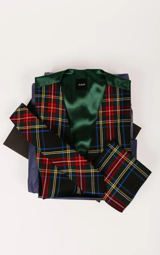 Ensemble classique en tartan vert - photo 1 Ensemble classique en tartan vert - photo 1