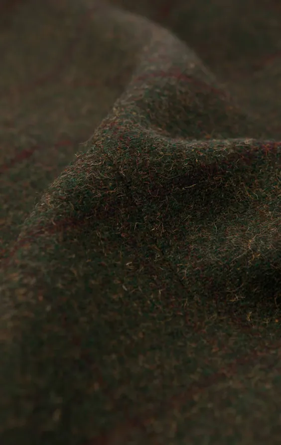 Veste tweed croisé verte à gros carreaux - photo 6 Veste tweed croisé verte à gros carreaux - photo 6