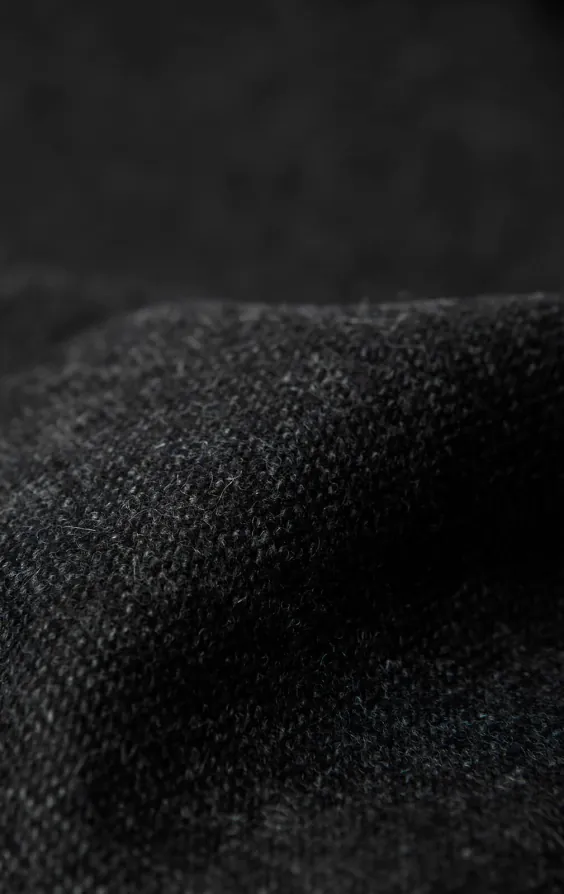 Veste en tweed Donegal grise - photo 8