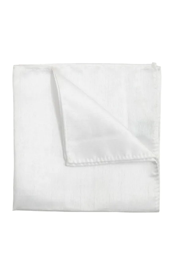 Pochette en Doupion Blanc