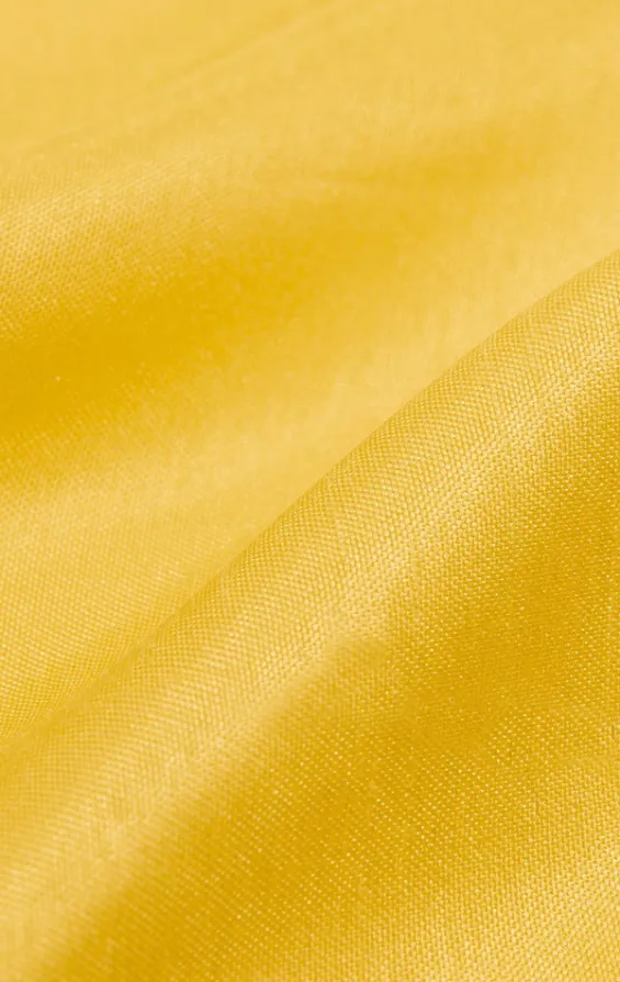 Pochette en Doupion Jaune - photo 1