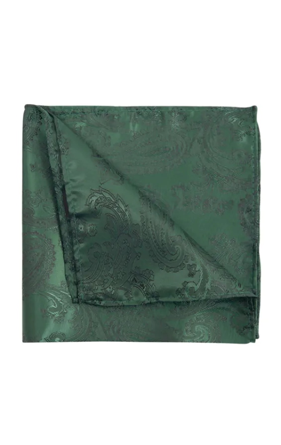 Pochette Motif Vert Anglais