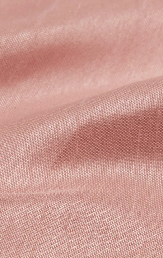 Pochette en doupion rose poussiéreux - photo 1