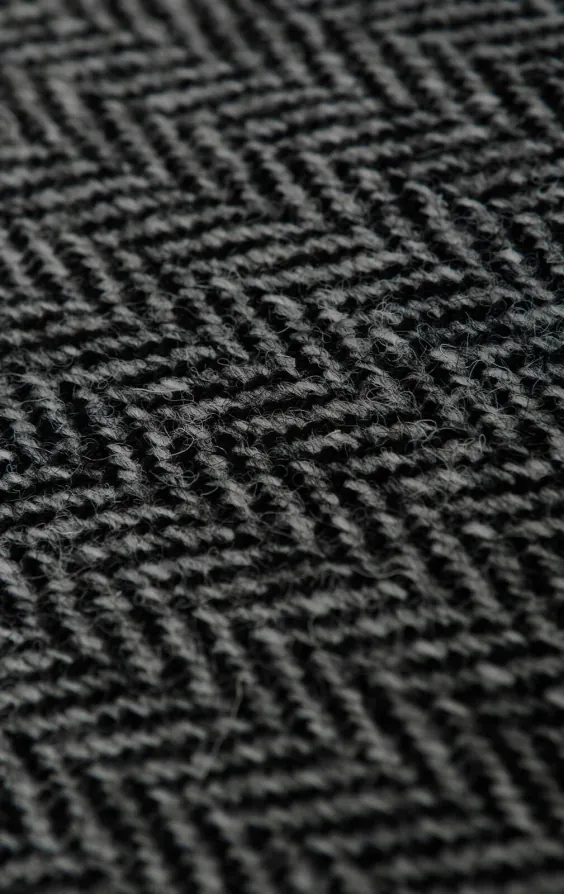 Harris Tweed Veste grise à chevrons - photo 5 Harris Tweed Veste grise à chevrons - photo 5