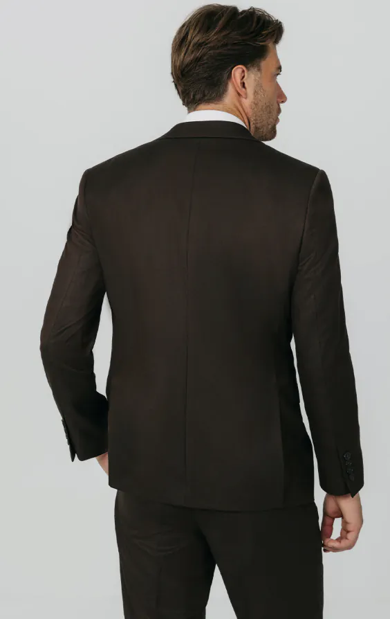 Veste de costume sergé marron - photo 5 Veste de costume sergé marron - photo 5