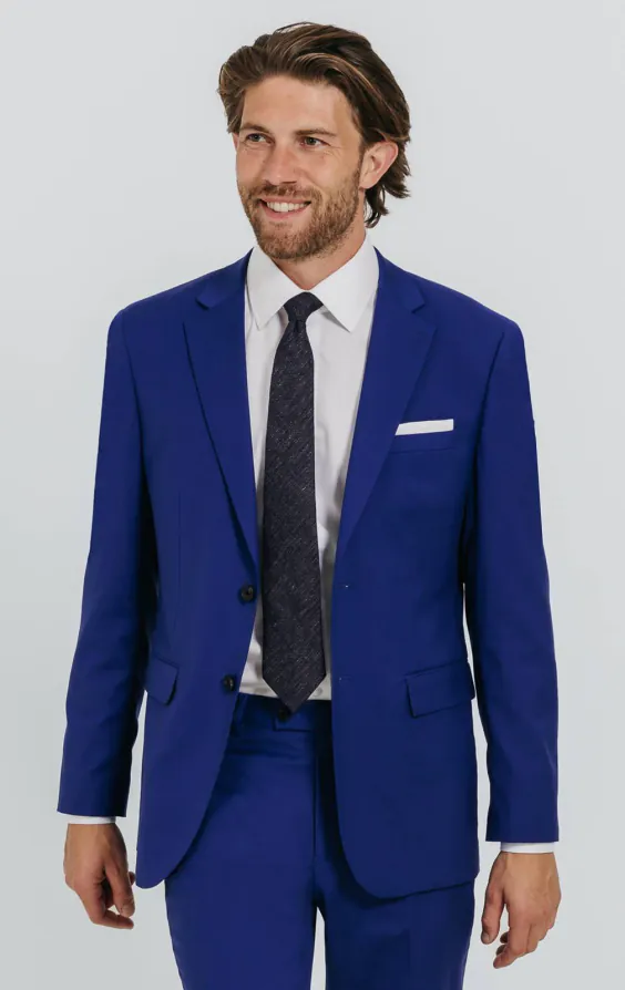 Veste de costume bleu vif Veste de costume bleu vif