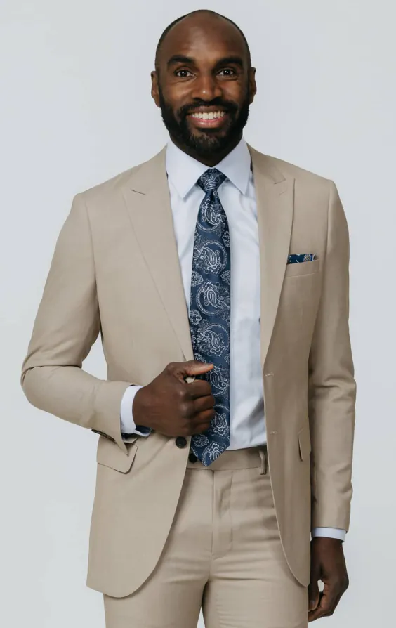 Veste de costume pierre peau de requin coupe slim Veste de costume pierre peau de requin coupe slim