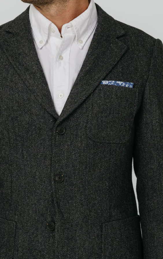 Veste en tweed Barleycorn gris - photo 3 Veste en tweed Barleycorn gris - photo 3