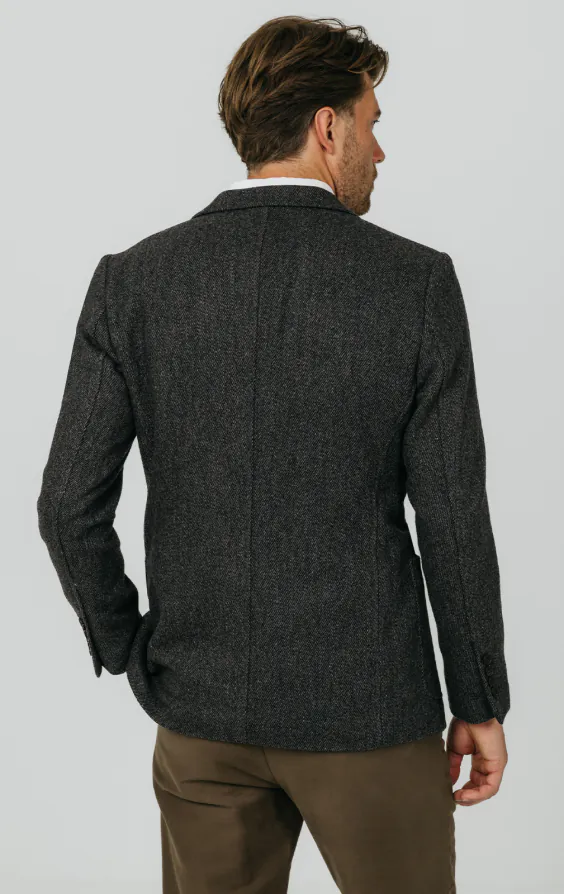 Veste en tweed Barleycorn gris - photo 5 Veste en tweed Barleycorn gris - photo 5