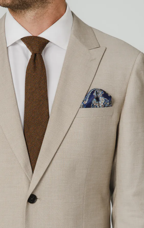 Veste de costume pierre peau de requin - photo 3