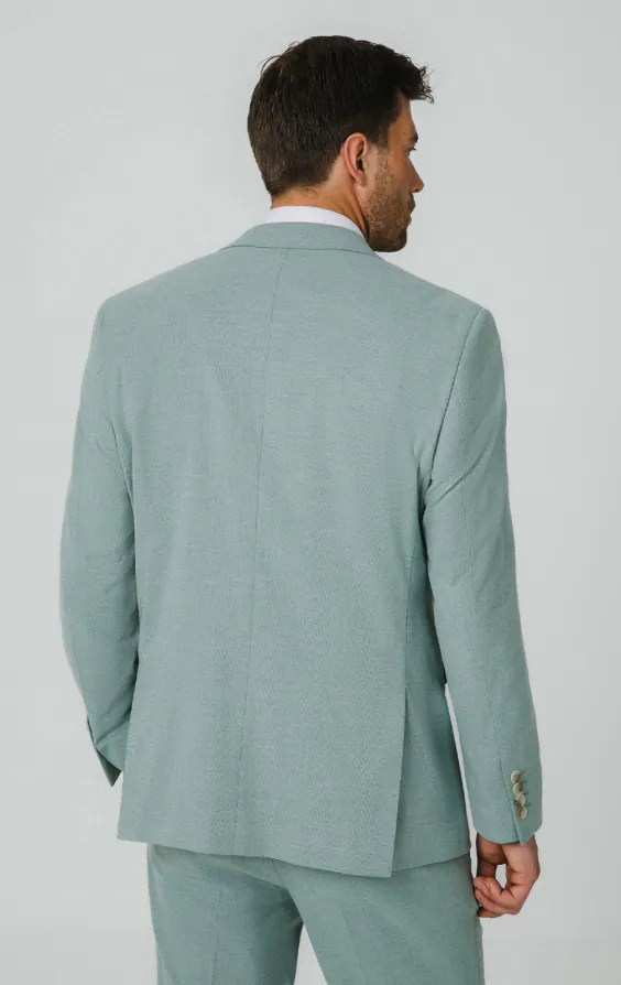 Costume vert menthe en tissu hopsack - photo 5 Costume vert menthe en tissu hopsack - photo 5
