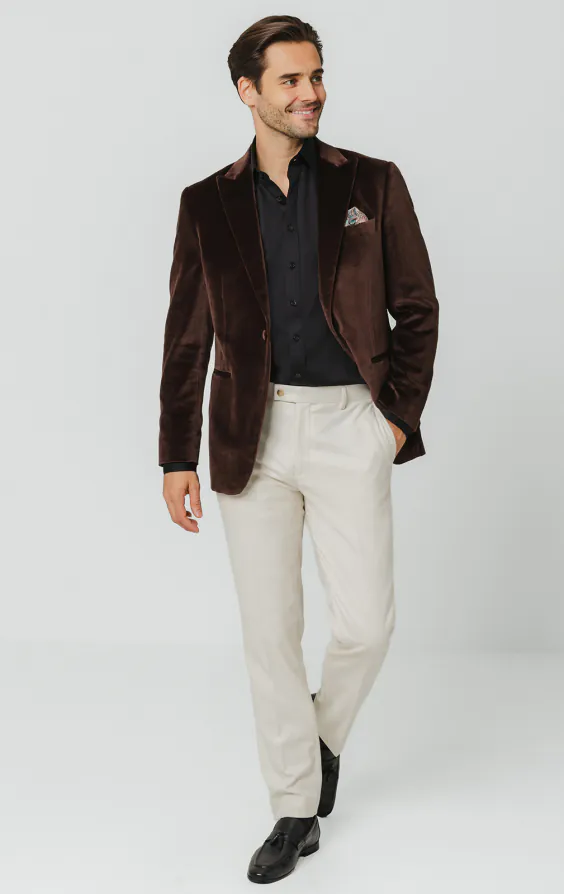 Veste en velours marron - photo 1 Veste en velours marron - photo 1