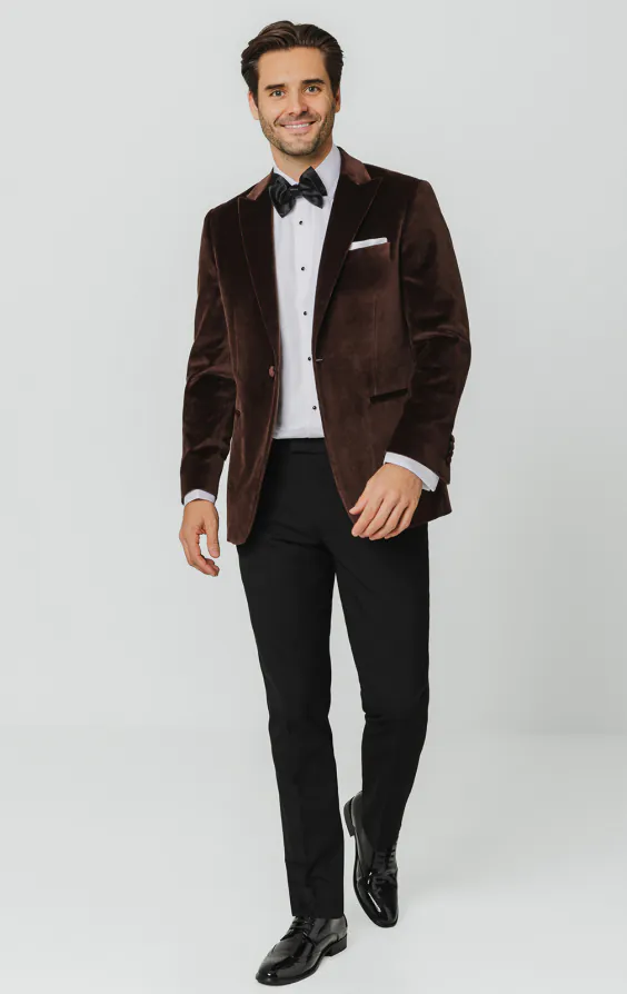 Veste en velours marron - photo 3