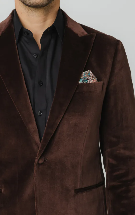 Veste en velours marron - photo 5