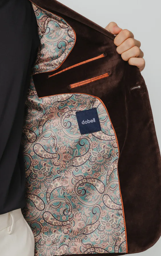 Veste en velours marron - photo 6