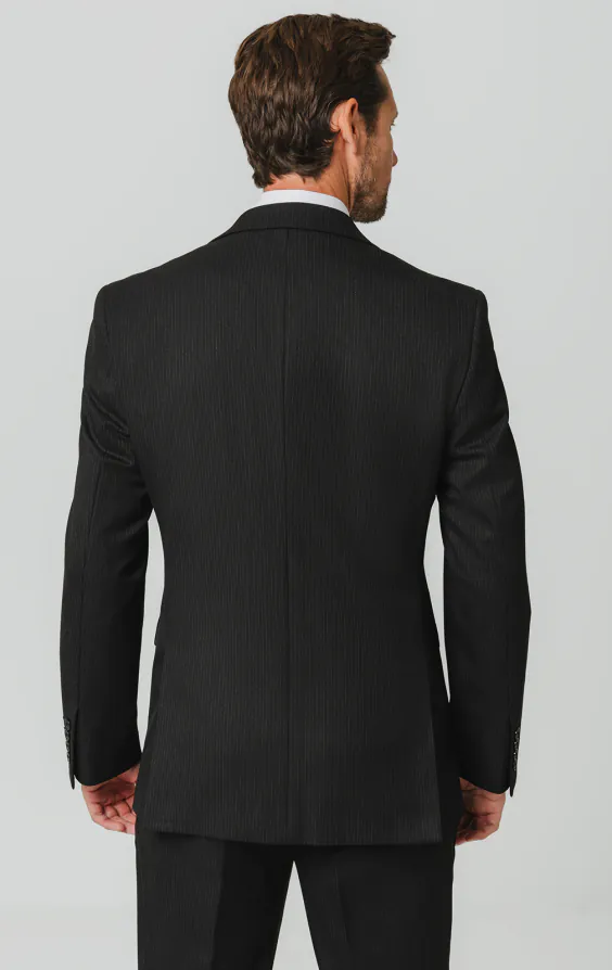 Veste de costume à fines rayures noires - photo 5 Veste de costume à fines rayures noires - photo 5