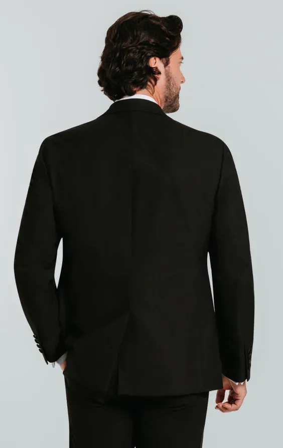 Veste de smoking noir à revers cranté - photo 1 Veste de smoking noir à revers cranté - photo 1
