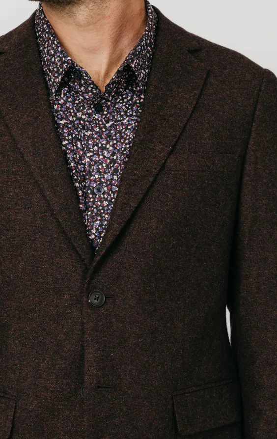 Costume tweed Donegal bordeaux - photo 3 Costume tweed Donegal bordeaux - photo 3