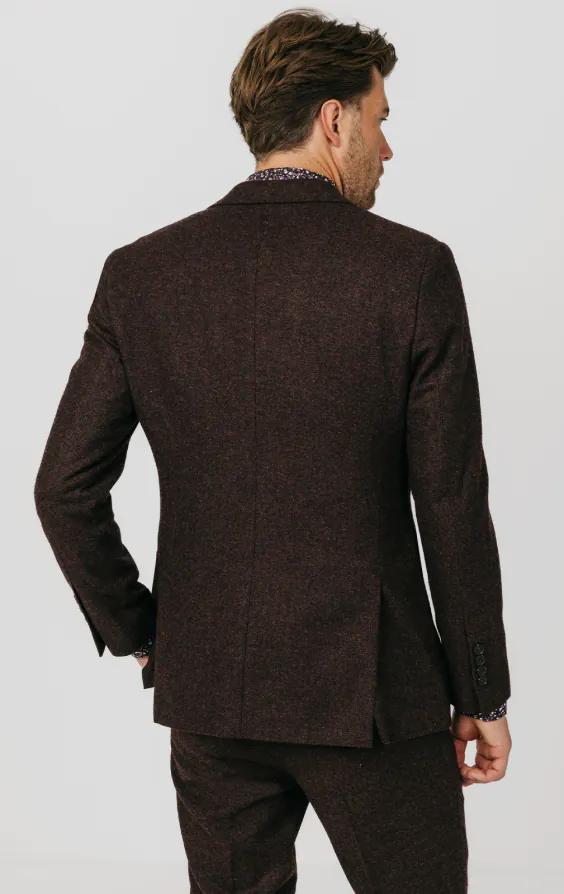 Costume tweed Donegal bordeaux - photo 5 Costume tweed Donegal bordeaux - photo 5