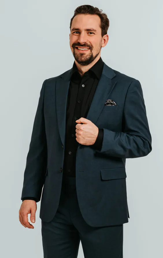 Veste de costume sarcelle Veste de costume sarcelle