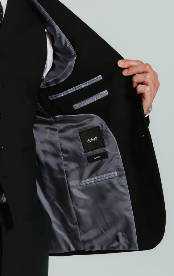 Veste de costume noire, coupe slim - photo 4 Veste de costume noire, coupe slim - photo 4