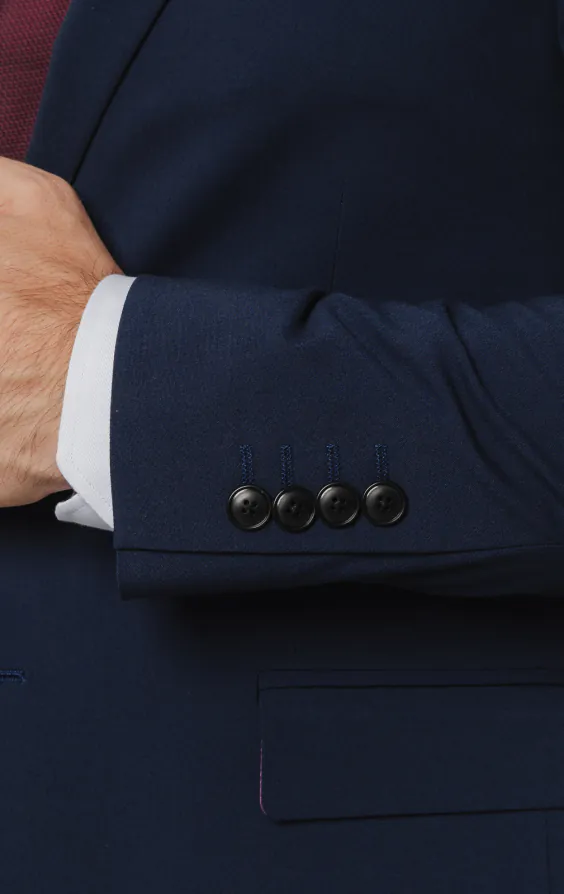 Veste de costume bleu coupe slim - photo 2