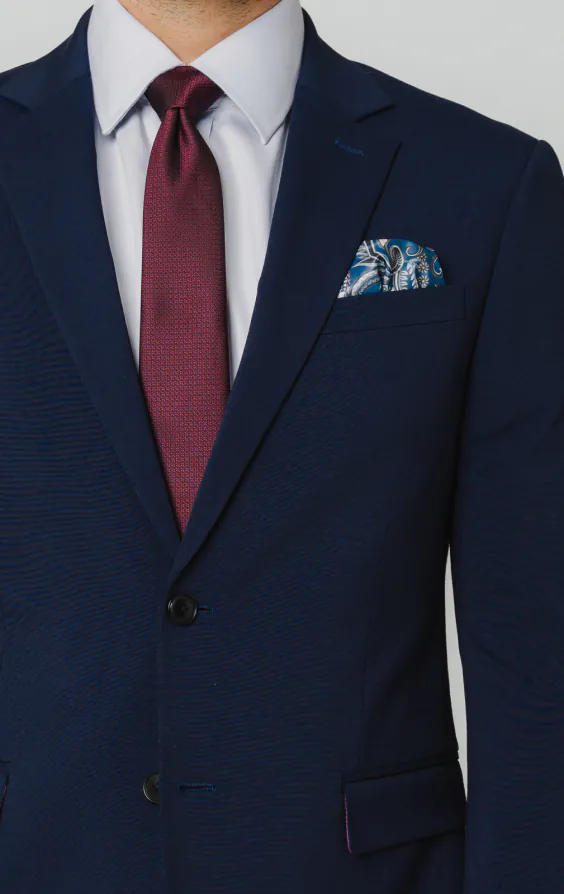 Veste de costume bleu coupe slim - photo 3
