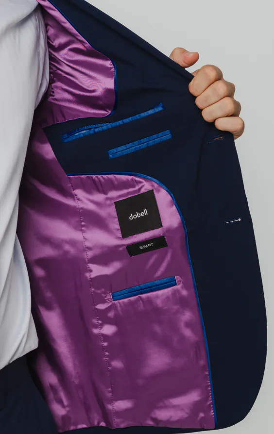 Veste de costume bleu coupe slim - photo 4