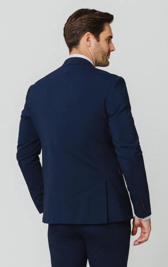 Veste de costume bleu coupe slim - photo 5