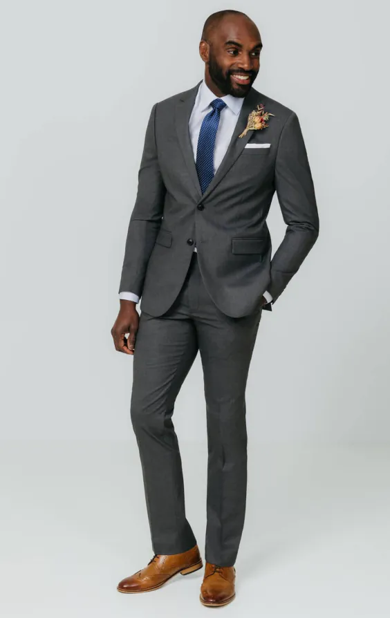 Veste de costume gris coupe slim - photo 1 Veste de costume gris coupe slim - photo 1