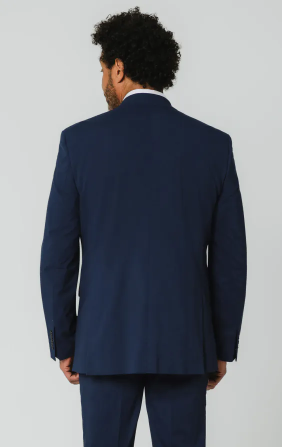 Veste de costume bleu col en pique - photo 5 Veste de costume bleu col en pique - photo 5
