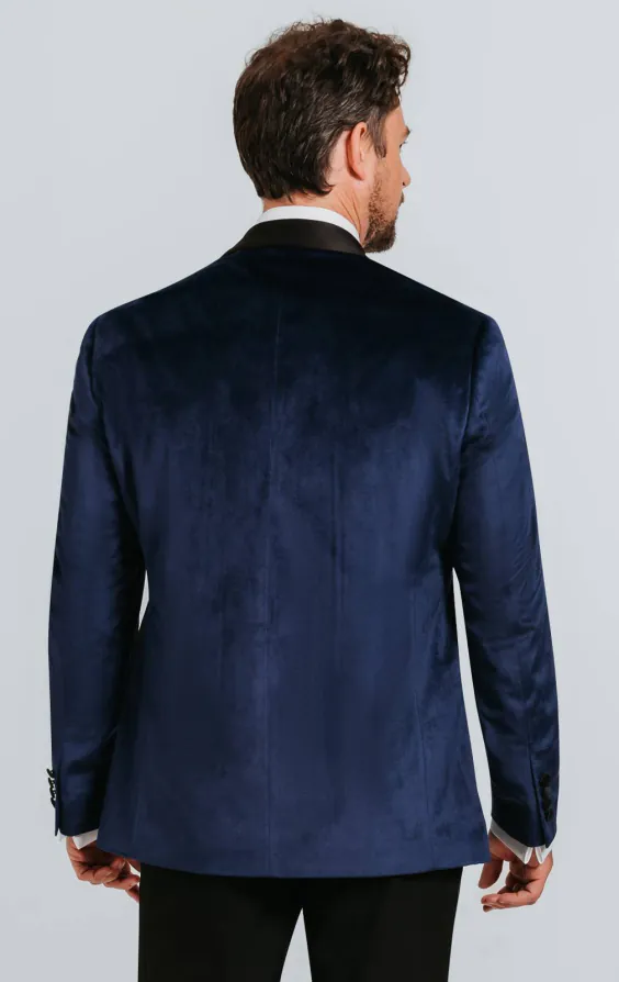 Veste velours bleu marine - photo 4