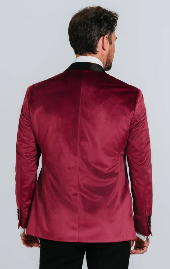Smoking velours coupe slim bordeaux - photo 2 Smoking velours coupe slim bordeaux - photo 2