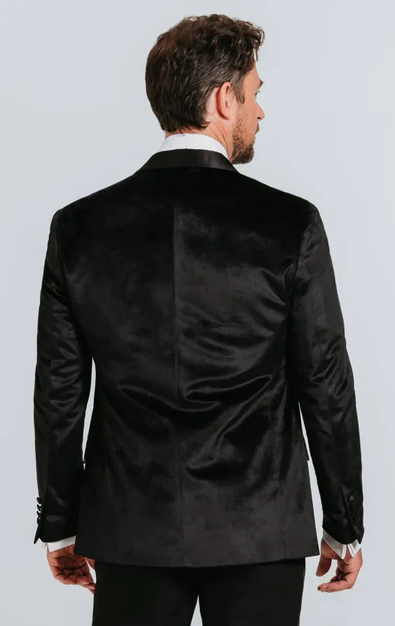 Veste velours slim noire - photo 1 Veste velours slim noire - photo 1