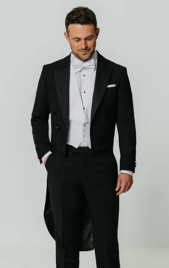 Veste de costume Queue-De-Pie, 100% laine Veste de costume Queue-De-Pie, 100% laine