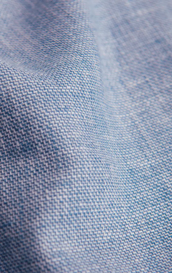 Veste en lin bleu clair - photo 5 Veste en lin bleu clair - photo 5