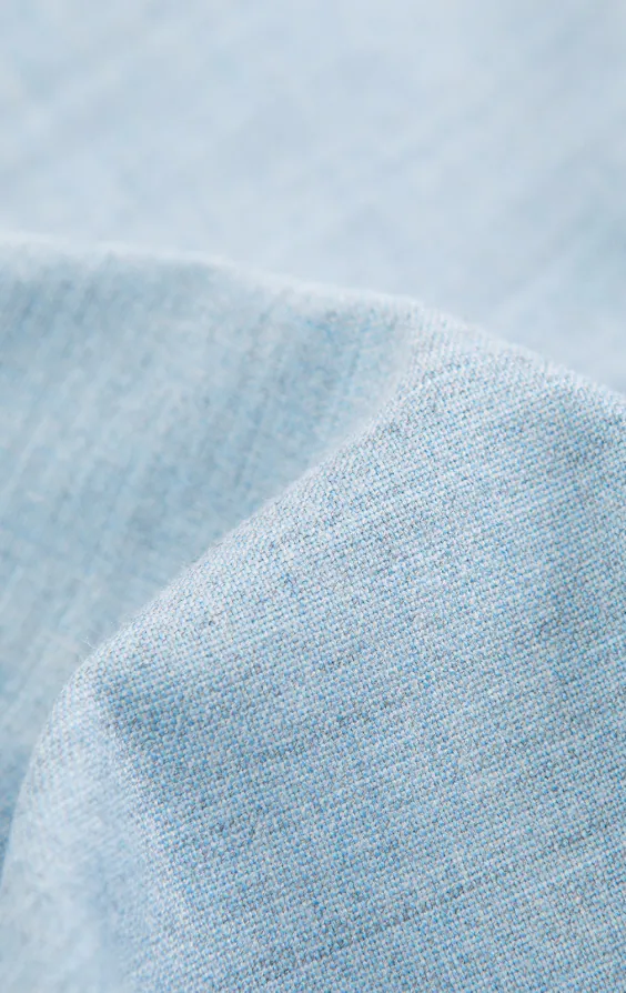 Veste de costume bleu clair avec revers à pointe - photo 5
