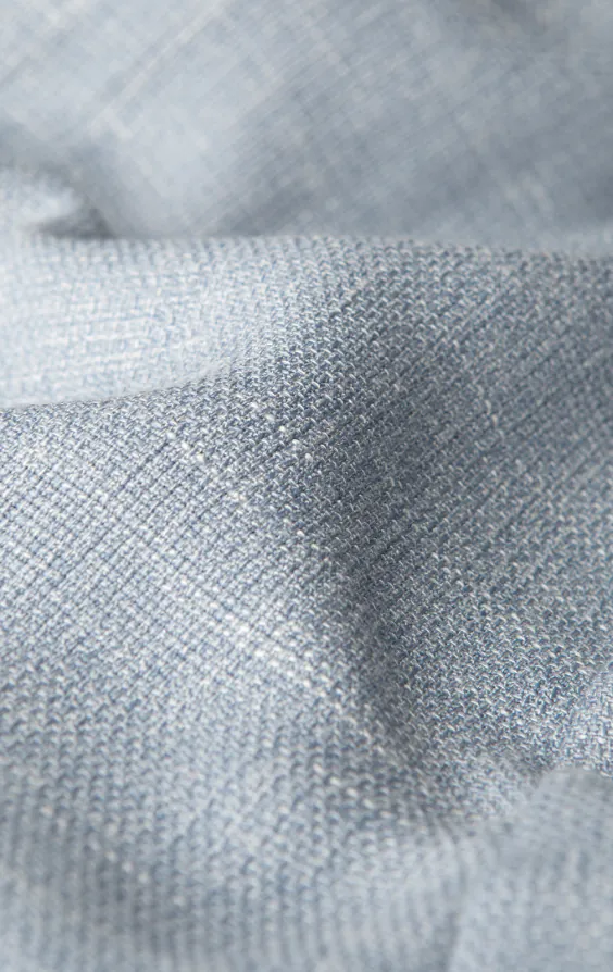 Veste en tissu texturé bleu clair - photo 5 Veste en tissu texturé bleu clair - photo 5
