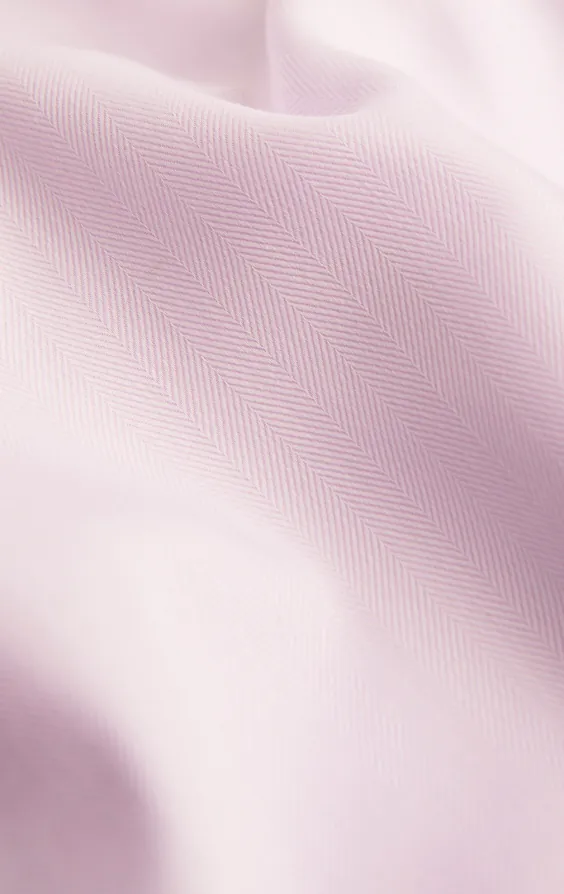 Lila chemise à chevrons, 100% coton, facile d'entretien - photo 3
