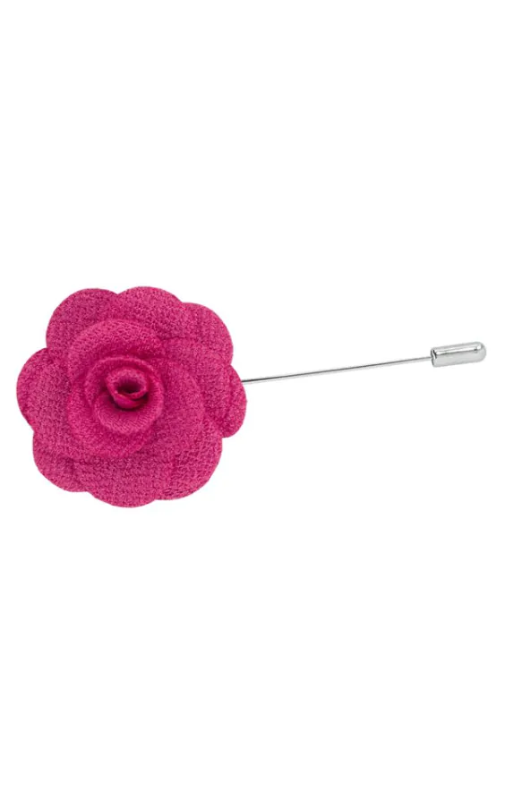 Épingle de col Fleur Rose