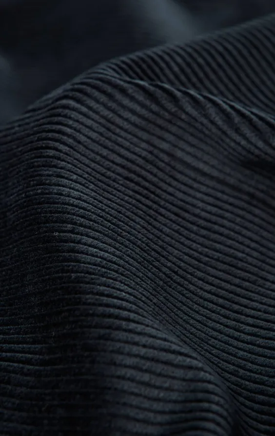 Veste croisé en velours côtelé bleu marine - photo 6 Veste croisé en velours côtelé bleu marine - photo 6