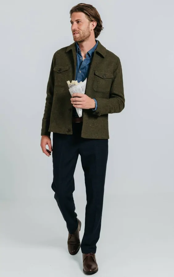 Veste Laine Carreaux équitation Veste D'équitation CALDENE Tweed Vert à Carreaux - Taille 42 - Laine - Occasion UK Veste Compétition équitation Occasion