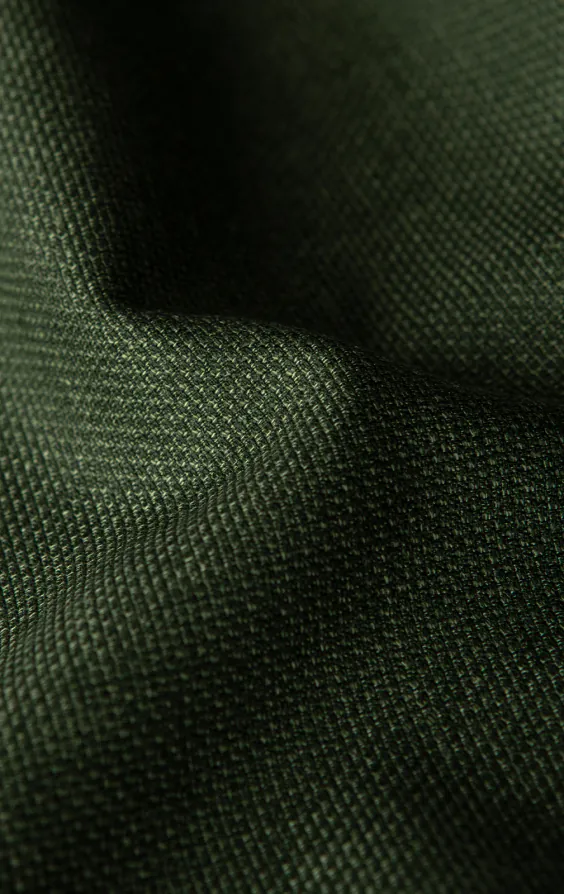 Gilet en tissu texturé vert pin - photo 3